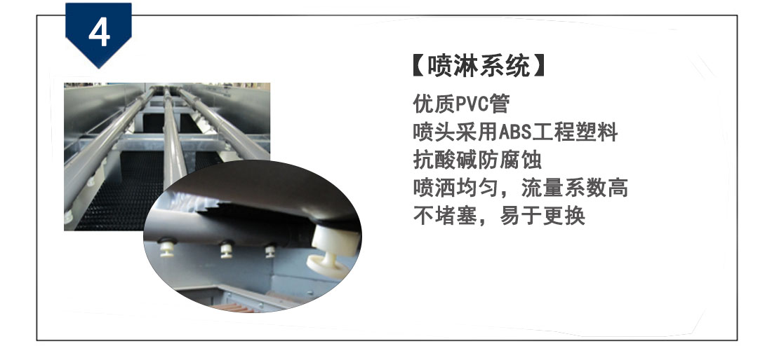 冷却塔喷淋体系